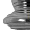 GLOBOSTAR® CORTE 206-0028 Μοντέρνο Κρεμαστό Φωτιστικό Οροφής με Ντουί 1 x E27 AC 220-240V IP20 – Μαύρο Φιμέ – Μ25 x Π25 x Υ30cm