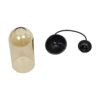 GLOBOSTAR® TUBE 206-0031 Μοντέρνο Κρεμαστό Φωτιστικό Οροφής με Ντουί 1 x E27 AC 220-240V IP20 – Mελί – Μ10 x Π10 x Υ24cm