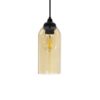 GLOBOSTAR® TUBE 206-0031 Μοντέρνο Κρεμαστό Φωτιστικό Οροφής με Ντουί 1 x E27 AC 220-240V IP20 – Mελί – Μ10 x Π10 x Υ24cm