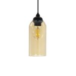 GLOBOSTAR® TUBE 206-0031 Μοντέρνο Κρεμαστό Φωτιστικό Οροφής με Ντουί 1 x E27 AC 220-240V IP20 – Mελί – Μ10 x Π10 x Υ24cm