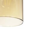 GLOBOSTAR® TUBE 206-0031 Μοντέρνο Κρεμαστό Φωτιστικό Οροφής με Ντουί 1 x E27 AC 220-240V IP20 – Mελί – Μ10 x Π10 x Υ24cm