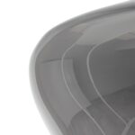 GLOBOSTAR® OVOCE 206-0032 Μοντέρνο Κρεμαστό Φωτιστικό Οροφής με Ντουί 1 x E27 AC 220-240V IP20 – Μαύρο Φιμέ – Μ20 x Π20 x Υ22cm