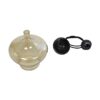 GLOBOSTAR® OVOCE 206-0033 Μοντέρνο Κρεμαστό Φωτιστικό Οροφής με Ντουί 1 x E27 AC 220-240V IP20 – Mελί – Μ20 x Π20 x Υ22cm