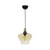 GLOBOSTAR® OVOCE 206-0033 Μοντέρνο Κρεμαστό Φωτιστικό Οροφής με Ντουί 1 x E27 AC 220-240V IP20 – Mελί – Μ20 x Π20 x Υ22cm