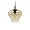 GLOBOSTAR® OVOCE 206-0033 Μοντέρνο Κρεμαστό Φωτιστικό Οροφής με Ντουί 1 x E27 AC 220-240V IP20 – Mελί – Μ20 x Π20 x Υ22cm