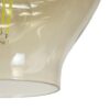 GLOBOSTAR® OVOCE 206-0033 Μοντέρνο Κρεμαστό Φωτιστικό Οροφής με Ντουί 1 x E27 AC 220-240V IP20 – Mελί – Μ20 x Π20 x Υ22cm