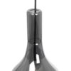 GLOBOSTAR® ΤΟΝΕ 206-0034 Μοντέρνο Κρεμαστό Φωτιστικό Οροφής με Ντουί 1 x E27 AC 220-240V IP20 – Μαύρο Φιμέ – Μ20 x Π20 x Υ36cm