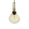 GLOBOSTAR® ΤΟΝΕ 206-0035 Μοντέρνο Κρεμαστό Φωτιστικό Οροφής με Ντουί 1 x E27 AC 220-240V IP20 – Mελί – Μ20 x Π20 x Υ36cm