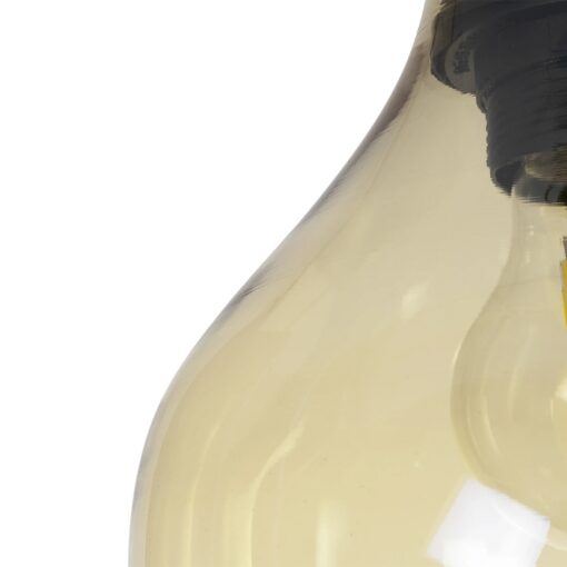 GLOBOSTAR® ΤΟΝΕ 206-0035 Μοντέρνο Κρεμαστό Φωτιστικό Οροφής με Ντουί 1 x E27 AC 220-240V IP20 – Mελί – Μ20 x Π20 x Υ36cm