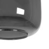 GLOBOSTAR® PIAGE 206-0036 Μοντέρνο Κρεμαστό Φωτιστικό Οροφής με Ντουί 1 x E27 AC 220-240V IP20 – Μαύρο Φιμέ – Μ18 x Π18 x Υ31cm