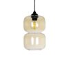 GLOBOSTAR® PIAGE 206-0037 Μοντέρνο Κρεμαστό Φωτιστικό Οροφής με Ντουί 1 x E27 AC 220-240V IP20 – Mελί – Μ17 x Π17 x Υ25cm