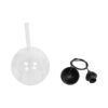 GLOBOSTAR® BALU 206-0038 Μοντέρνο Κρεμαστό Φωτιστικό Οροφής με Ντουί 1 x E27 AC 220-240V IP20 – Διάφανο – Μ20 x Π20 x Υ18cm
