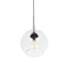 GLOBOSTAR® BALU 206-0038 Μοντέρνο Κρεμαστό Φωτιστικό Οροφής με Ντουί 1 x E27 AC 220-240V IP20 – Διάφανο – Μ20 x Π20 x Υ18cm