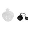 GLOBOSTAR® BALU 206-0039 Μοντέρνο Κρεμαστό Φωτιστικό Οροφής με Ντουί 1 x E27 AC 220-240V IP20 – Διάφανο – Μ22 x Π22 x Υ22cm