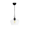 GLOBOSTAR® BALU 206-0039 Μοντέρνο Κρεμαστό Φωτιστικό Οροφής με Ντουί 1 x E27 AC 220-240V IP20 – Διάφανο – Μ22 x Π22 x Υ22cm