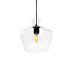 GLOBOSTAR® BALU 206-0039 Μοντέρνο Κρεμαστό Φωτιστικό Οροφής με Ντουί 1 x E27 AC 220-240V IP20 – Διάφανο – Μ22 x Π22 x Υ22cm