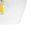 GLOBOSTAR® BALU 206-0039 Μοντέρνο Κρεμαστό Φωτιστικό Οροφής με Ντουί 1 x E27 AC 220-240V IP20 – Διάφανο – Μ22 x Π22 x Υ22cm