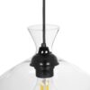 GLOBOSTAR® BALU 206-0039 Μοντέρνο Κρεμαστό Φωτιστικό Οροφής με Ντουί 1 x E27 AC 220-240V IP20 – Διάφανο – Μ22 x Π22 x Υ22cm