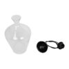GLOBOSTAR® BALU 206-0040 Μοντέρνο Κρεμαστό Φωτιστικό Οροφής με Ντουί 1 x E27 AC 220-240V IP20 – Διάφανο – Μ20 x Π20 x Υ32cm