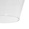 GLOBOSTAR® BALU 206-0040 Μοντέρνο Κρεμαστό Φωτιστικό Οροφής με Ντουί 1 x E27 AC 220-240V IP20 – Διάφανο – Μ20 x Π20 x Υ32cm