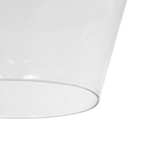 GLOBOSTAR® BALU 206-0040 Μοντέρνο Κρεμαστό Φωτιστικό Οροφής με Ντουί 1 x E27 AC 220-240V IP20 – Διάφανο – Μ20 x Π20 x Υ32cm