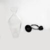 GLOBOSTAR® BALU 206-0041 Μοντέρνο Κρεμαστό Φωτιστικό Οροφής με Ντουί 1 x E27 AC 220-240V IP20 – Διάφανο – Μ15 x Π15 x Υ40cm