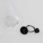 GLOBOSTAR® BALU 206-0042 Μοντέρνο Κρεμαστό Φωτιστικό Οροφής με Ντουί 1 x E27 AC 220-240V IP20 – Διάφανο – Μ20 x Π20 x Υ31cm