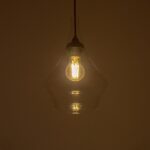 GLOBOSTAR® BALU 206-0042 Μοντέρνο Κρεμαστό Φωτιστικό Οροφής με Ντουί 1 x E27 AC 220-240V IP20 – Διάφανο – Μ20 x Π20 x Υ31cm