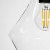 GLOBOSTAR® BALU 206-0042 Μοντέρνο Κρεμαστό Φωτιστικό Οροφής με Ντουί 1 x E27 AC 220-240V IP20 – Διάφανο – Μ20 x Π20 x Υ31cm