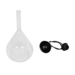 GLOBOSTAR® BALU 206-0043 Μοντέρνο Κρεμαστό Φωτιστικό Οροφής με Ντουί 1 x E27 AC 220-240V IP20 – Διάφανο – Μ20 x Π20 x Υ42cm