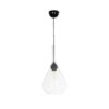 GLOBOSTAR® BALU 206-0043 Μοντέρνο Κρεμαστό Φωτιστικό Οροφής με Ντουί 1 x E27 AC 220-240V IP20 – Διάφανο – Μ20 x Π20 x Υ42cm