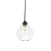GLOBOSTAR® BALU 206-0043 Μοντέρνο Κρεμαστό Φωτιστικό Οροφής με Ντουί 1 x E27 AC 220-240V IP20 – Διάφανο – Μ20 x Π20 x Υ42cm
