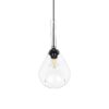 GLOBOSTAR® BALU 206-0043 Μοντέρνο Κρεμαστό Φωτιστικό Οροφής με Ντουί 1 x E27 AC 220-240V IP20 – Διάφανο – Μ20 x Π20 x Υ42cm