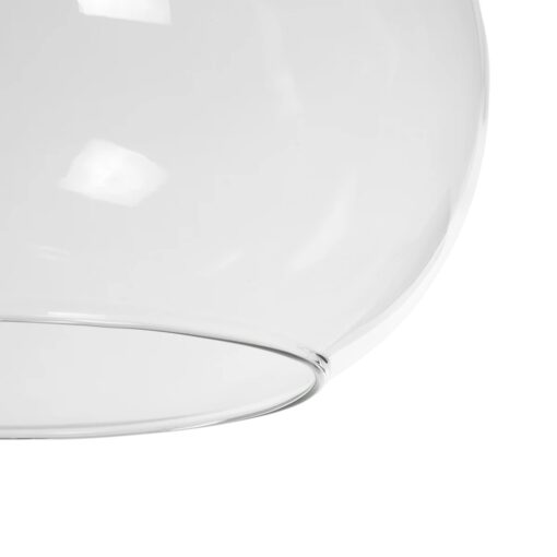 GLOBOSTAR® BALU 206-0043 Μοντέρνο Κρεμαστό Φωτιστικό Οροφής με Ντουί 1 x E27 AC 220-240V IP20 – Διάφανο – Μ20 x Π20 x Υ42cm