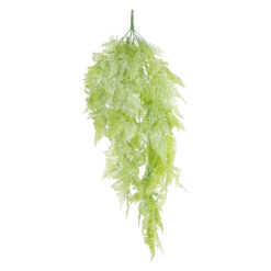 Alternative view of GloboStar® Artificial Garden HANGING FERN 20806 Τεχνητό Διακοσμητικό Κρεμαστό Φυτό Φτέρη Μ40 x Π20 x Υ88cm