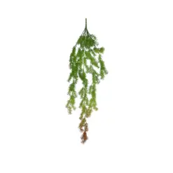 Alternative view of GloboStar® Artificial Garden HANGING CYPRESS 20822 Τεχνητό Διακοσμητικό Κρεμαστό Φυτό Κυπαρίσσι Μ25 x Π15 x Υ80cm