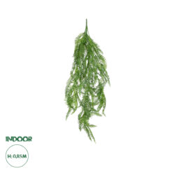 GloboStar® Artificial Garden HANGING FERN BRANCH 20833 Τεχνητό Διακοσμητικό Κρεμαστό κλαδί Φτέρης Μ30 x Π8 x Υ87cm