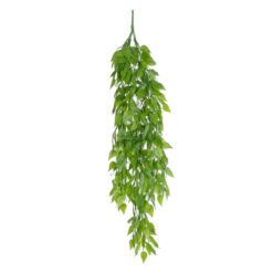 Alternative view of GloboStar® Artificial Garden HANGING LIMA BEAN 20845 Τεχνητό Διακοσμητικό Κρεμαστό Φυτό Φασόλι Λίμα Μ29 x Π10 x Υ86cm