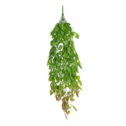 Alternative view of GloboStar® Artificial Garden HANGING LIMA BEAN 20846 Τεχνητό Διακοσμητικό Κρεμαστό Φυτό Φασόλι Λίμα Μ29 x Π10 x Υ86cm