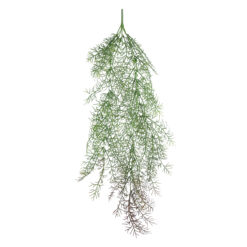 Alternative view of GloboStar® Artificial Garden HANGING FOENICULUM 20850 Τεχνητό Διακοσμητικό Κρεμαστό Φυτό Φοινίκουλο Μ30 x Π12 x Υ88cm