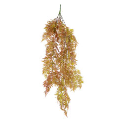Alternative view of GloboStar® Artificial Garden HANGING FERN 20852 Τεχνητό Διακοσμητικό Κρεμαστό Φυτό Φτέρη Μ30 x Π14 x Υ85cm