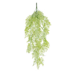 Alternative view of GloboStar® Artificial Garden HANGING FERN 20855 Τεχνητό Διακοσμητικό Κρεμαστό Φυτό Φτέρη Μ30 x Π14 x Υ85cm