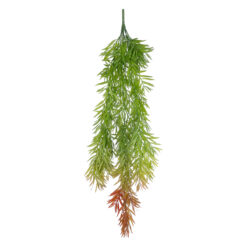 Alternative view of GloboStar® Artificial Garden HANGING BARLEY 20858 Τεχνητό Διακοσμητικό Κρεμαστό Φυτό Κριθάρι Μ26 x Π15 x Υ81cm
