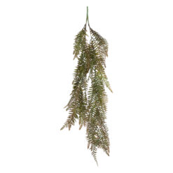Alternative view of GloboStar® Artificial Garden HANGING FERN 20860 Τεχνητό Διακοσμητικό Κρεμαστό Φυτό Φτέρη Μ28 x Π15 x Υ90cm