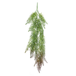 Alternative view of GloboStar® Artificial Garden HANGING FERN 20862 Τεχνητό Διακοσμητικό Κρεμαστό Φυτό Φτέρη Μ28 x Π15 x Υ90cm