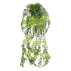 Alternative view of GloboStar® Artificial Garden HANGING FERN 20877 - Τεχνητό Κρεμαστό Διακοσμητικό Φυτό Φτέρη  Φ23 x Y70cm
