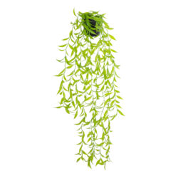 Alternative view of GloboStar® Artificial Garden HANGING CAMELIA LEAF 20879 - Τεχνητό Κρεμαστό Διακοσμητικό Φυτό Φύλλο Καμέλιας Φ31 x Y80cm