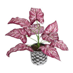 Alternative view of GloboStar® Artificial Garden RED POLKA 20887 Τεχνητό Διακοσμητικό Φυτό Κόκκινη Πόλκα Φ38 x Υ33cm