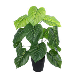 Alternative view of GloboStar® Artificial Garden PHILODENDRON PLANT 20910 Διακοσμητικό Φυτό Φυλλόδεντρο Φ70 x Υ75cm