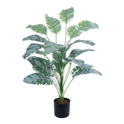 Alternative view of GloboStar® Artificial Garden BANANA ZEBRA PLANT 20919 - Διακοσμητικό Φυτό Μπανανιά Ζέβρα Φ78 x Υ80cm